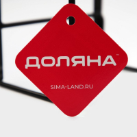 Держатель для кухонных принадлежностей и разделочных досок Доляна, 27&times;11,5&times;8 см, цвет чёрный