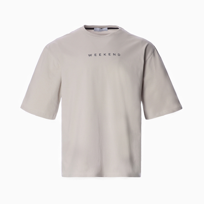 Футболка мужская MIST Weekend, размер 56, серо-бежевый