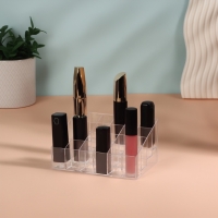 Органайзер для хранения, 24 секции, 14,5 &times; 9,5 &times; 7,5 см, в картонной коробке, цвет прозрачный