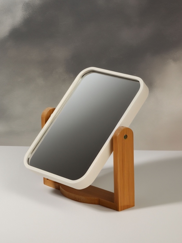 Зеркало наст бамбук подст прям-к (2) BAMBOO 12,5*17см/16,5*19*4,5см б/увел кор QF Зеркало наст бамбук подст прям-к (2) BAMBOO 12,5*17см/16,5*19*4,5см б/увел кор QF