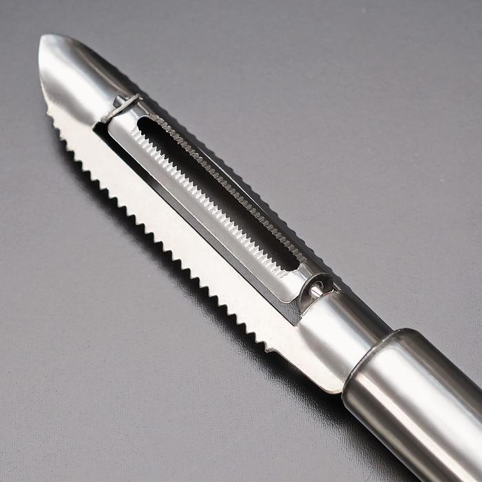 Овощечистка Доляна &laquo;Металлик&raquo;, 21 см