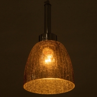 Светильник &laquo;Кейт&raquo; 1х40Вт Е27 серебро 14,5х14,5х27+100см