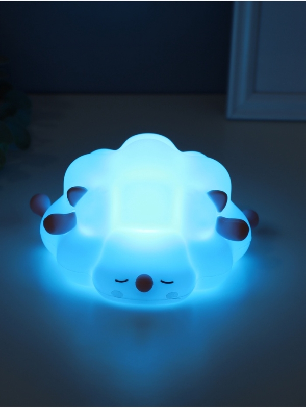 Ночник антистресс Ночник антистресс "Барашек" 2Вт LED RGB USB 13,8х16,5х8см