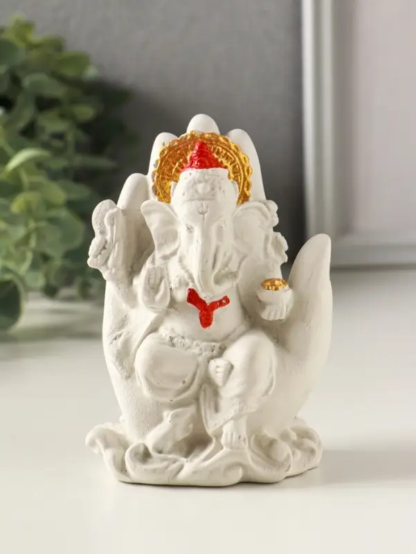 Фигурка гипс &laquo;Ганеша в ладони&raquo;, 11 см
