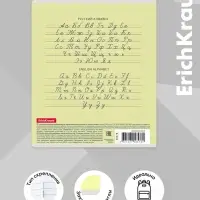 Тетрадь 18 листов в линейку, ErichKrause &laquo;Классика&raquo;, обложка мелованный картон, жёлтая