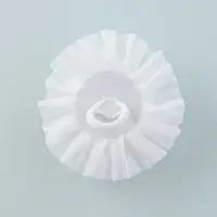 Резинка для волос бант "Школьница" двойной полосы, d-10 см, белый