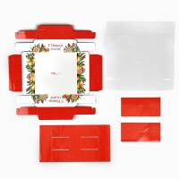 Коробка под 9 конфет с ячейками «Аромат праздника», 14.5 х 14.5 х 3 см, Новый год Коробка под 9 конфет с ячейками «Аромат праздника», 14.5 х 14.5 х 3 см, Новый год