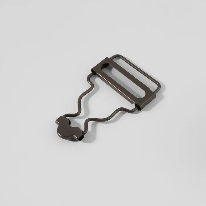 Застёжка для комбинезона, 27 мм, 10 шт., цвет чёрный никель