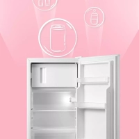 Холодильник RCD115WH1R, LED, GMCC, 80 л, однокамерный, белый