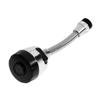 Аэратор ZEIN, регулировка потока, на гибком шланге, 170 мм, 2 режима, пластик, хром/черный Аэратор ZEIN, регулировка потока, на гибком шланге, 170 мм, 2 режима, пластик, хром/черный