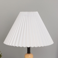 Лампа настольная BayerLux ЭКО "Камила" 1х40Вт Е27 черный/светло-кор. 27х27х40см