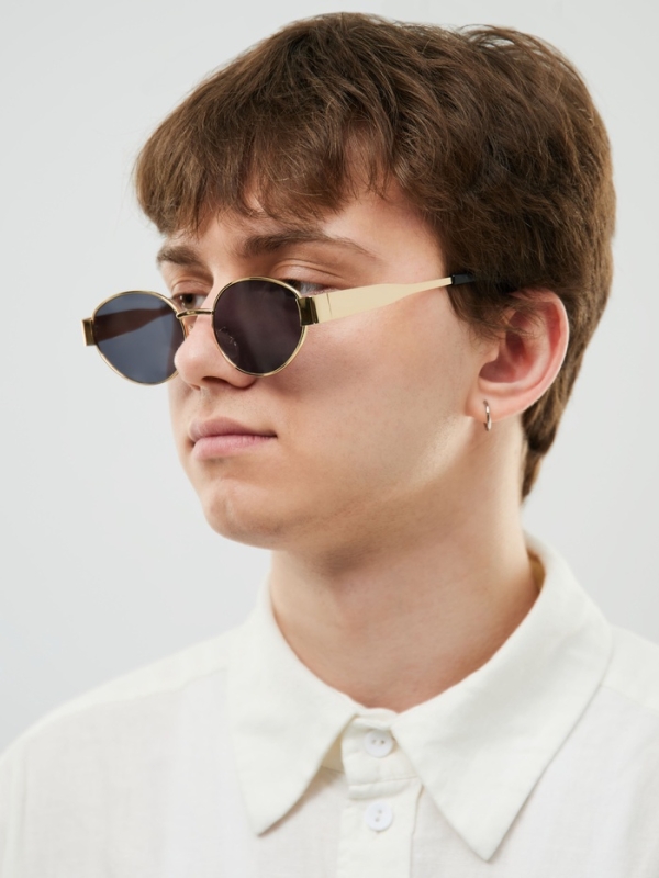 Очки солнцезащитные, uv 400, ширина 14.2 см, дужка 14.1 см