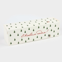 Коробка подарочная новогодняя складная &laquo;С Новым годом! &raquo;, 9.5 х 32.5 х 9.5 см, Новый год