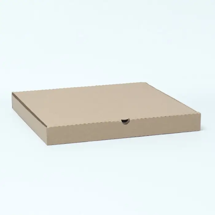 Коробка для пиццы, бурая, 36 х 36 х 4 см