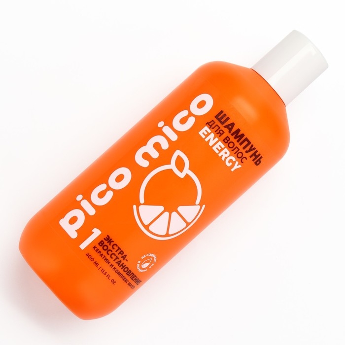 Шампунь с кератином и комплексом масел, экстравосстановление, 400 мл, PICO MICO