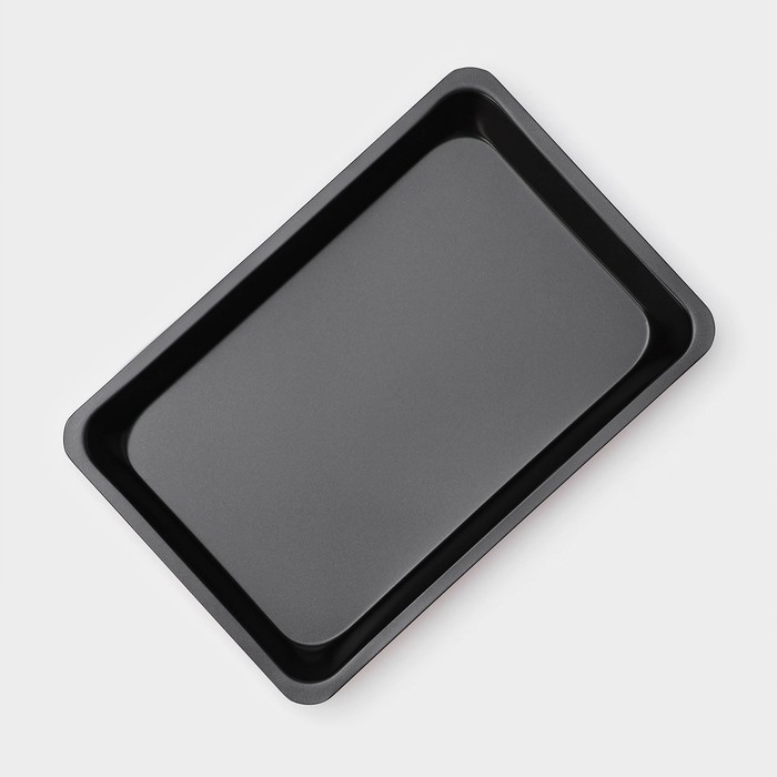 Противень Доляна «Ренард. Прямоугольник», 25×17×3 см, антипригарное покрытие, цвет красный Противень Доляна «Ренард. Прямоугольник», 25×17×3 см, антипригарное покрытие, цвет красный