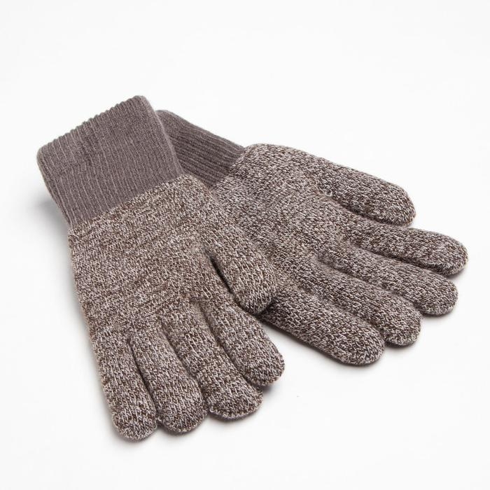 Перчатки мужские MINAKU Перчатки мужские MINAKU "Меланж", р.8-9, цв.серый