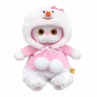 Мягкая игрушка "Кошечка Ли-Ли baby в костюмчике "Снеговик", 20 см LB-158