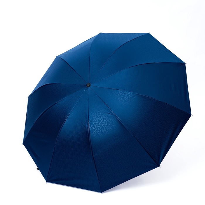 Зонт механический &laquo;Однотон&raquo;, эпонж, 4 сложения, 10 спиц, R = 56/63 см, D = 126 см, цвет МИКС