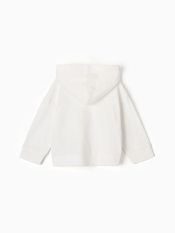 Худи детское MINAKU, цвет молочный, рост 122 см