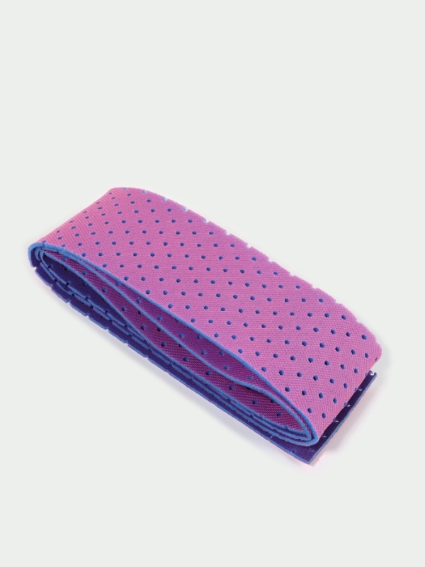 Стельки для обуви, дышащие, для вырезания, в рулоне, 150&times;9 см, фиолетовый/розовый