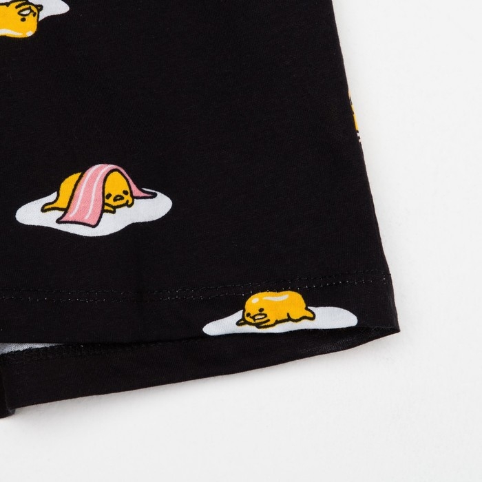 Пижама женская (футболка и шорты) KAFTAN Egg р. 40-42, черный Пижама женская (футболка и шорты) KAFTAN Egg р. 40-42, черный