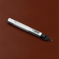 Набор пробойников для кожи, 7 предметов: сменные насадки 6 шт., основа 1 шт.