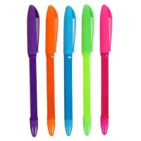 Ручка шариковая &laquo;Флуор&raquo; 0.7 мм, стержень синий, корпус, МИКС (штрихкод на штуке)