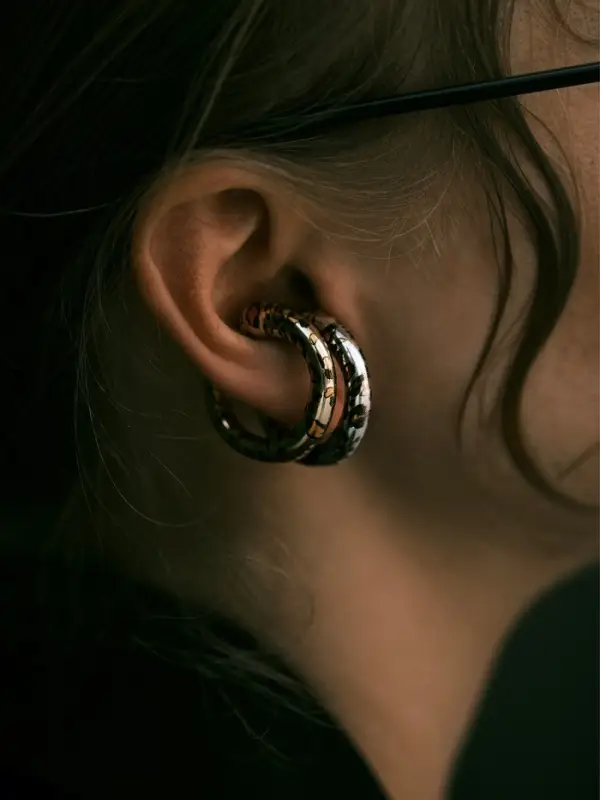 Серьги каффы &laquo;Леопард&raquo; набор 2 шт, цветные