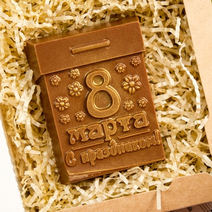 Шоколадная фигурка «8 марта. Календарь», 80 г Шоколадная фигурка «8 марта. Календарь», 80 г