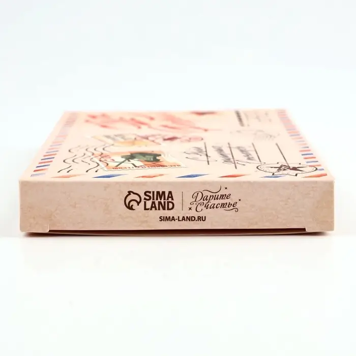 Коробка для шоколада, кондитерская упаковка &laquo;С 23 Февраля&raquo;, 17.3 х 8.8 х 1.5 см