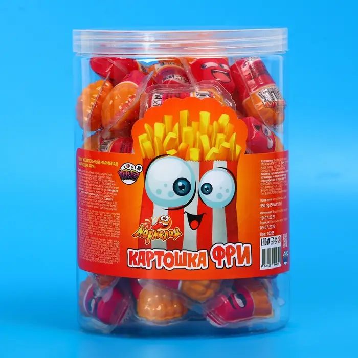 Мармелад жевательный &laquo;Картошка фри&raquo;, 11 г