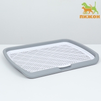 Туалет открытый со столбиком 65 х 6,5 х 5 см, серый Туалет открытый со столбиком 65 х 6,5 х 5 см, серый