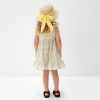 Сарафан для девочки MINAKU &laquo;Ромашки&raquo;, цвет молочный, рост 140 см