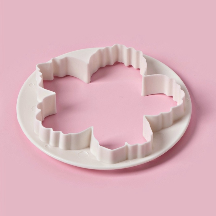 Набор выемок кондитерских для марципана и теста Доляна &laquo;Пионы&raquo;, 4 шт, d=8,5/10 /11,5/14,5 см