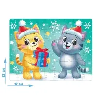 Пазл &laquo;Новый год у котят&raquo;, 54 элемента