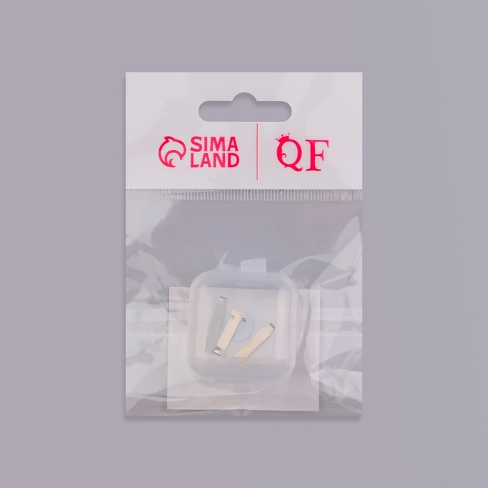 Корректор-фиксатор для вросшего ногтя, размер L, в пластиковом футляре, цвет серебристый