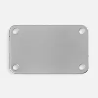 Шильдик металлический Furo, серый металлик