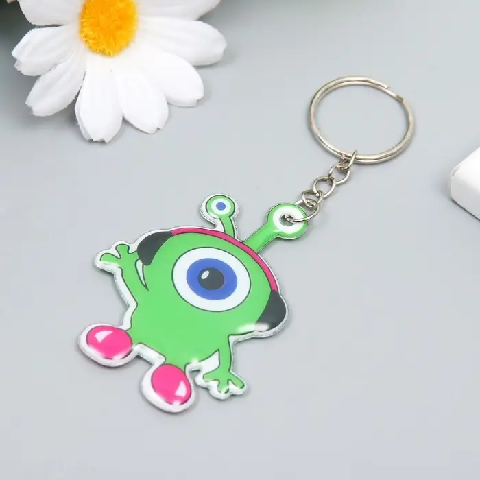 Брелок PVC "Инопланетянин" 6,2х4,5 см