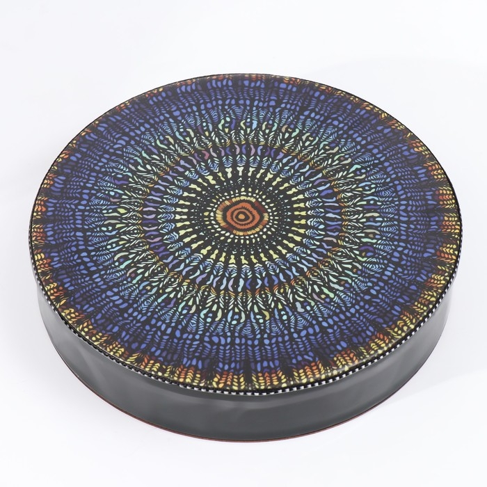 Шаманский бубен "Мозаика" с колотушкой 5х25х25 см