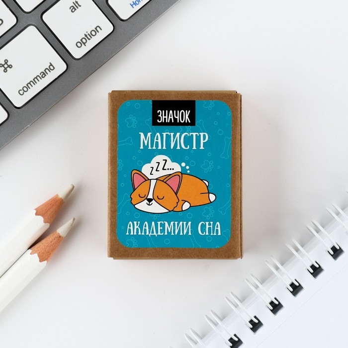 Значок в коробочке &laquo;Магистр сна&raquo; 5 х 4 см