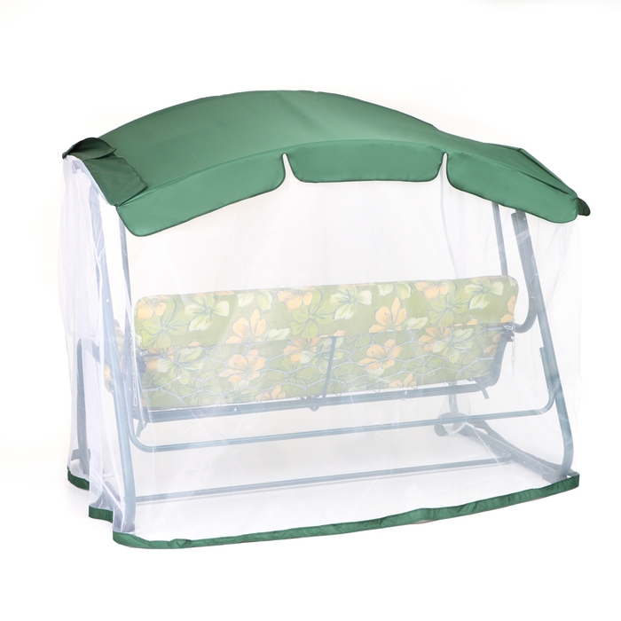 Качели садовые Качели садовые "Мадрид", 209 х 127 х 166 см, макс. нагрузка 220 кг, цвет зеленый