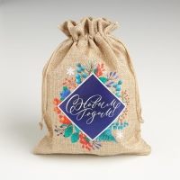 Мешок с термонаклейкой &laquo;С Новым Годом&raquo;, 16 х 24 см +/- 1.5 см, Новый год