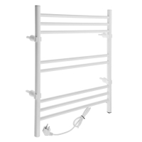 Полотенцесушитель электрический ZEIN PE-08 "Богема", 500х600 мм, 8 перекладин, белый