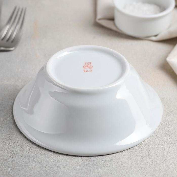 Салатник фарфоровый &laquo;Сирень&raquo;, 360 мл, d=14,5 см, цвет белый