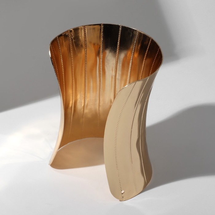 Браслет &laquo;Манжета&raquo; конус, цвет золото