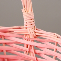 Корзина плетеная, 20&times;20&times;11,5/25 см, ива