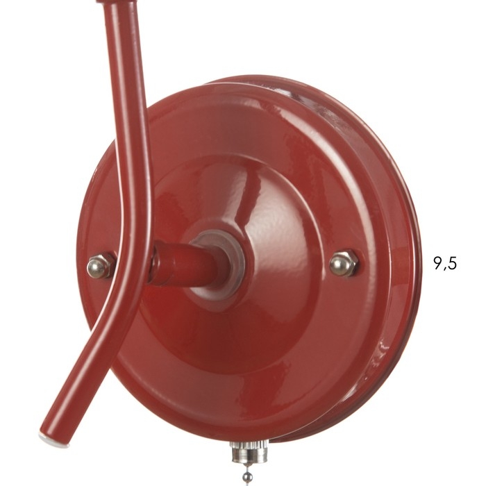 Бра Бра "Онлайн" (цил.) 1х15Вт Е27 МОДЕЛЬ:BR 02080 красный 10,5х15х27см