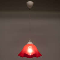 Светильник BayerLux "Симпл" 1x15Вт E27 красный