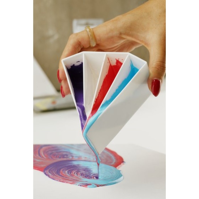 Стакан для техники "флюид арт", ЗХК "Сонет", 4 секции, блистер